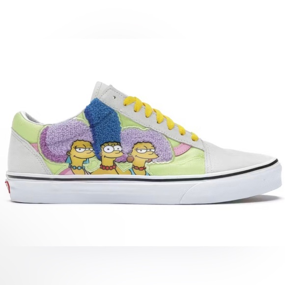 Host Pick New The Simpsons Vans Bouviers Sisters Men’s SZ 11 VN0A4VB521M Sneaker - Picture 3 of 15